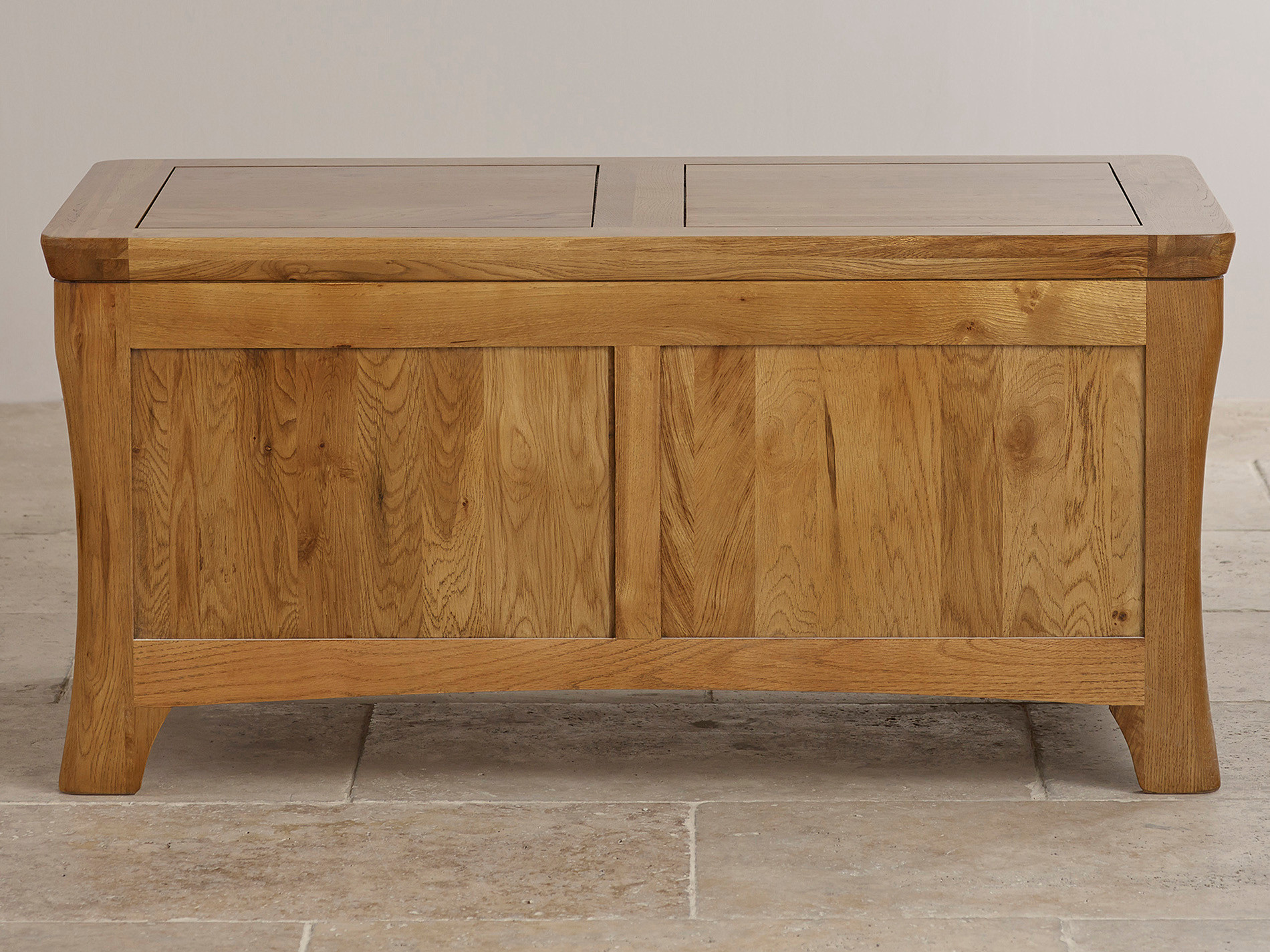 Orrick Rustic Solid Oak Storage Box Bedroom Furniture