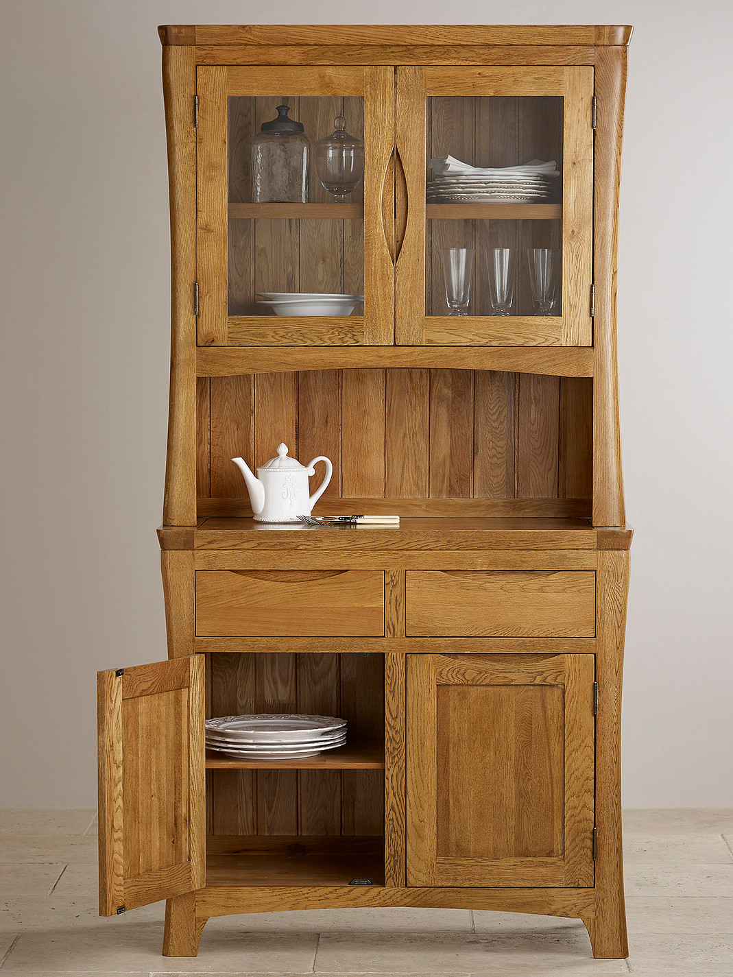 Orrick Rustic Solid Oak Small Dresser Oak Furniture Land