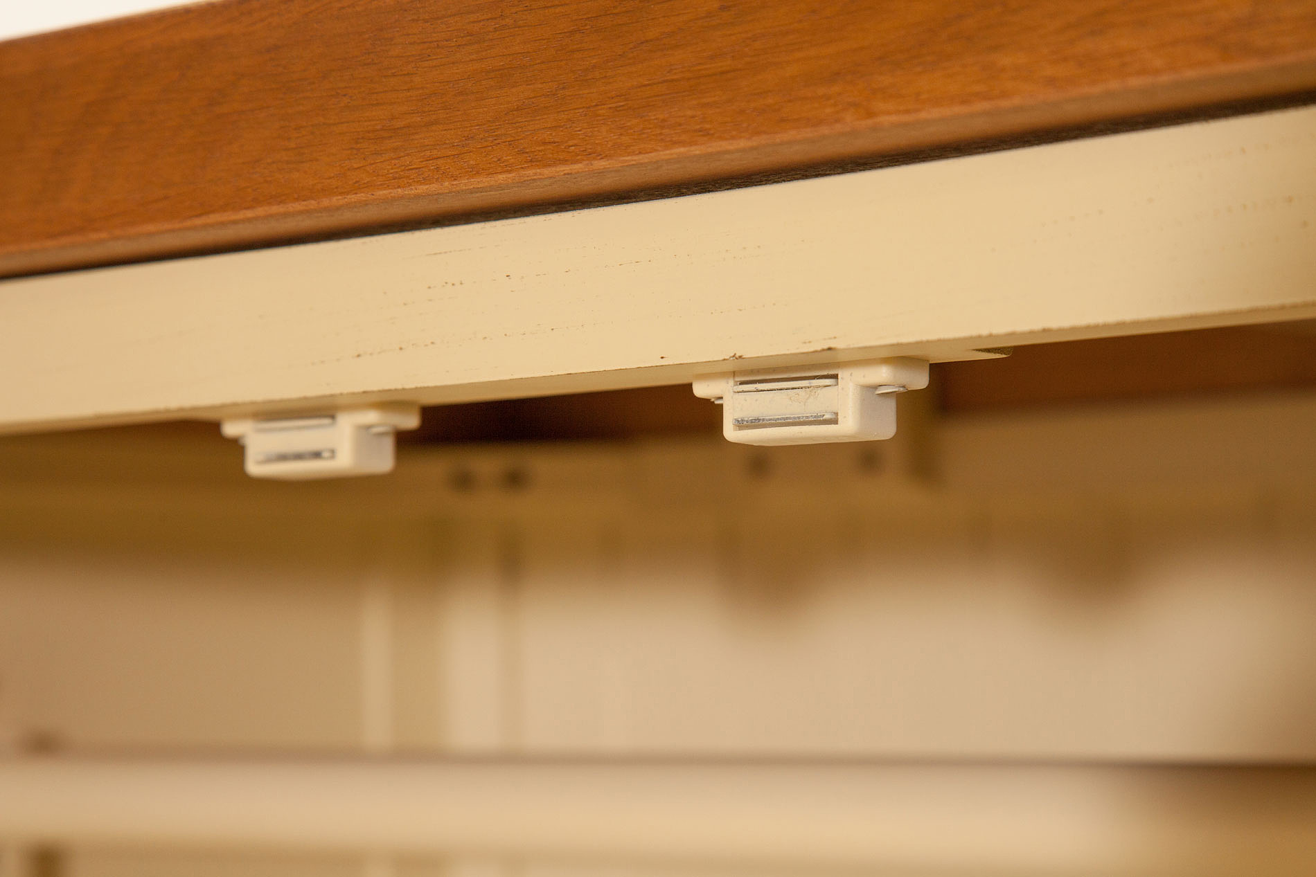 Phoenix Shabby Chic Rustic Oak and Painted Triple Wardrobe