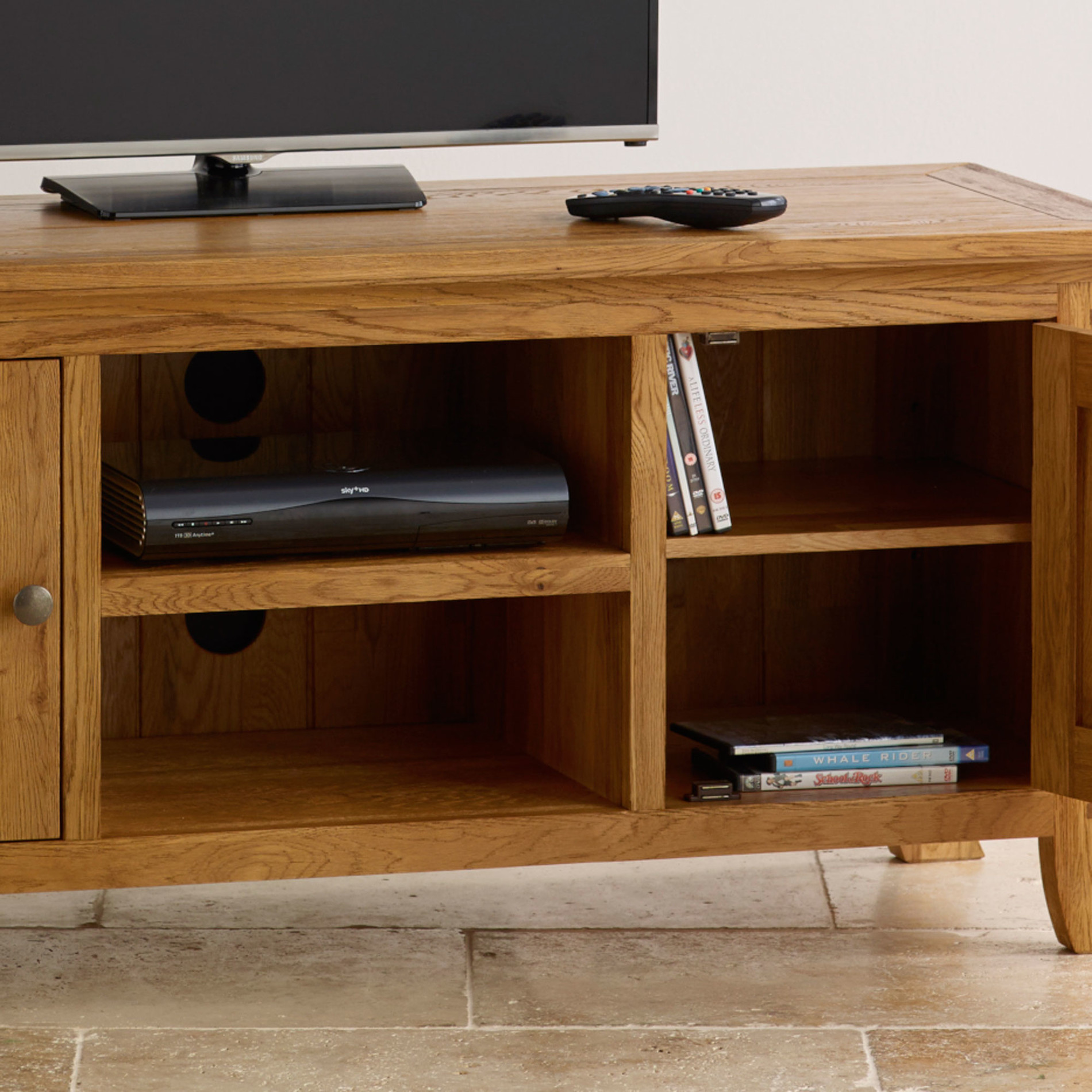 Solid Wood TV Storage