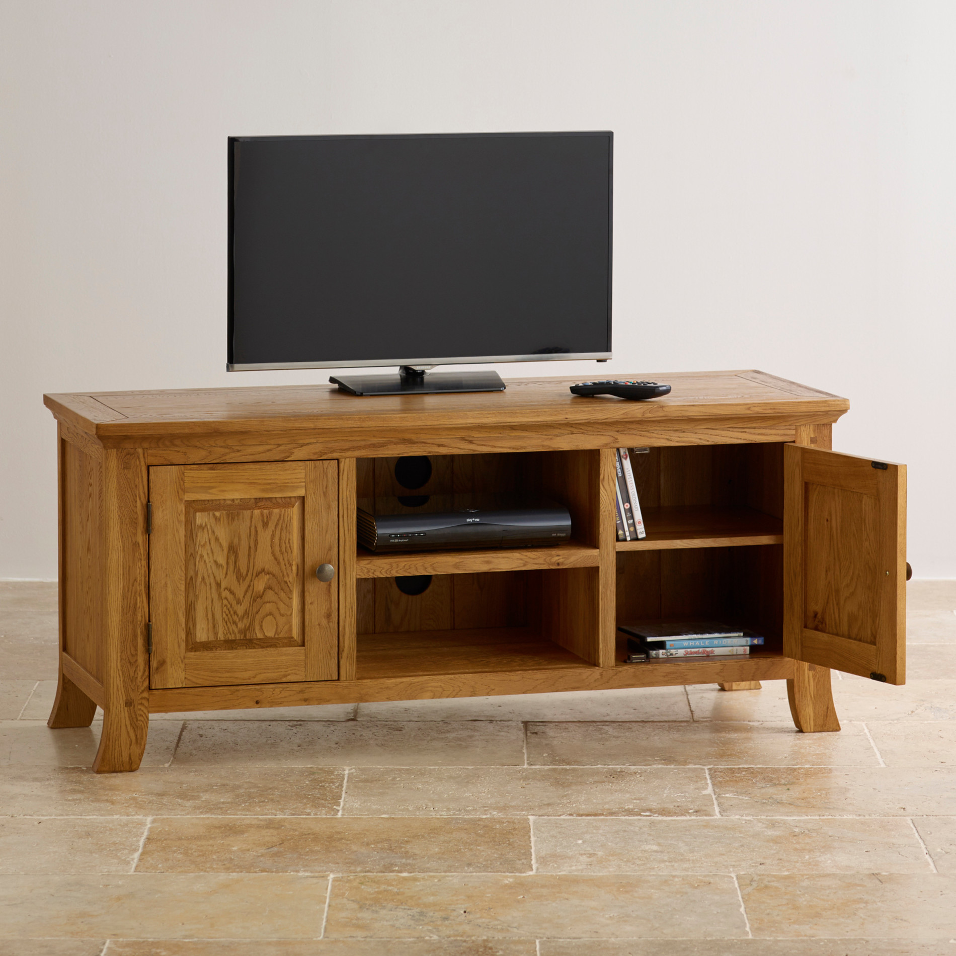 Solid Wood TV Storage