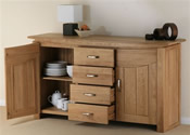 Tokyo Solid Oak Large Sideboard