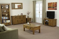 Rustic Solid Oak Living Room Furniture