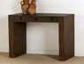 Mantis Dark Solid Mango Computer Desk / Dressing Table