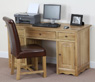 Solid Oak Office Furniture: Full Range of Computer Desks
