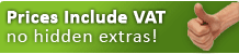 VAT Included, No hidden costs