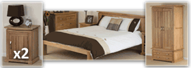 Tokyo Oak Bedset