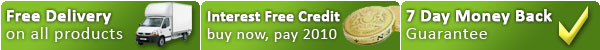 FREE DELIVERY, 7 Day Moeny Back Gurantee, Interest Free Credit