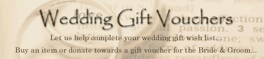 Wedding Gift Vouchers