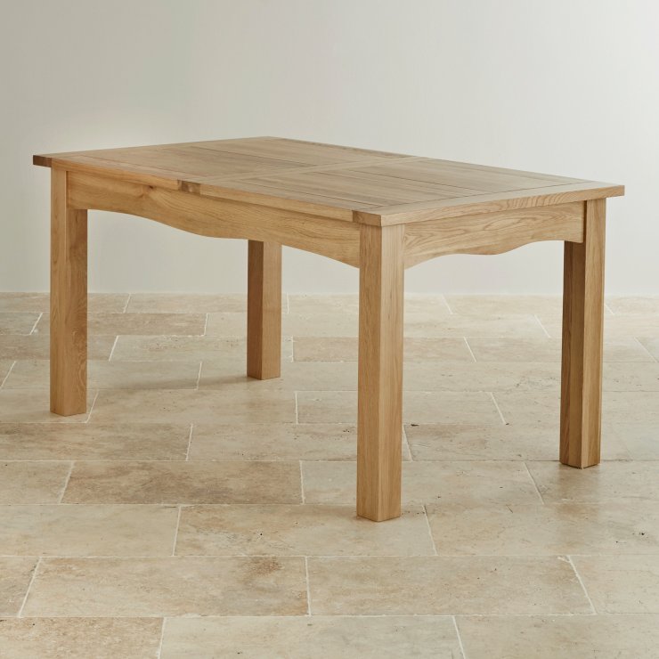 Cairo Extending Dining Table in Natural Oak Oak Furniture Land