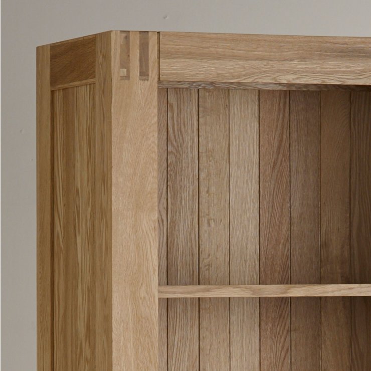 Alto Natural Solid Oak Bookcase Living Room Furniture