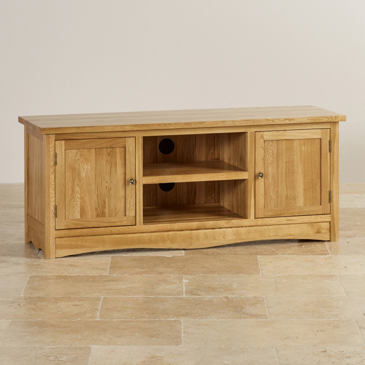 Cairo TV + DVD in Natural Oak Oak Furniture Land