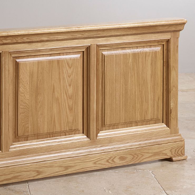 Canterbury KingSize Bed in Solid Oak Oak Furniture Land