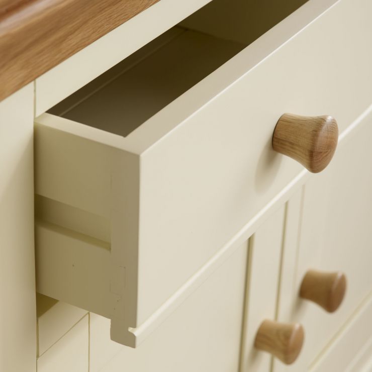 Country Cottage Dresser in Painted Oak Oak Furniture Land