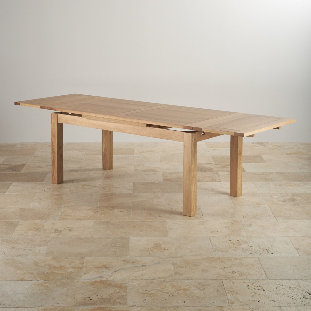 Dorset Extending Dining Table in Natural Oak Oak Furniture Land