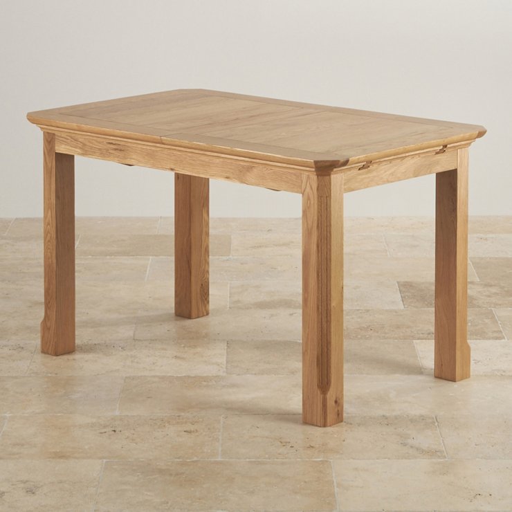 Edinburgh Extending Dining Table in Oak Oak Furniture Land