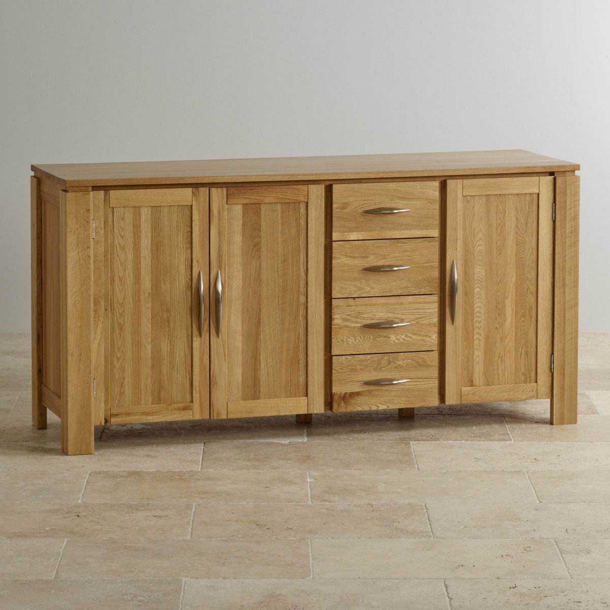 Galway Large Sideboard in Natural Solid Oak Oak Furniture Land