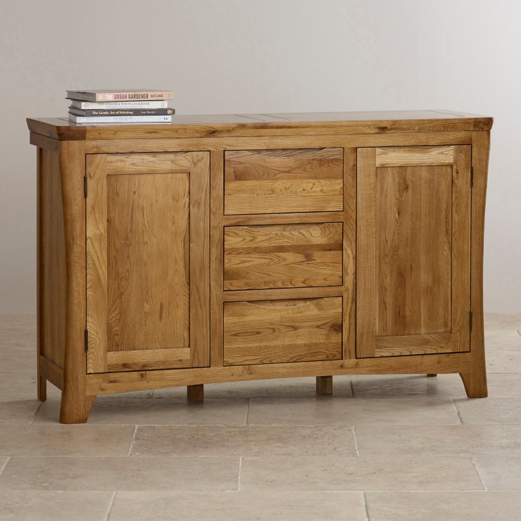 Orrick Large Sideboard Solid Oak Oak Furniture Land