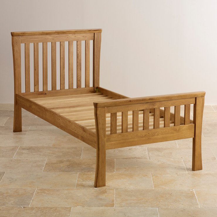 Orrick Single Bed Solid Oak Oak Furniture Land