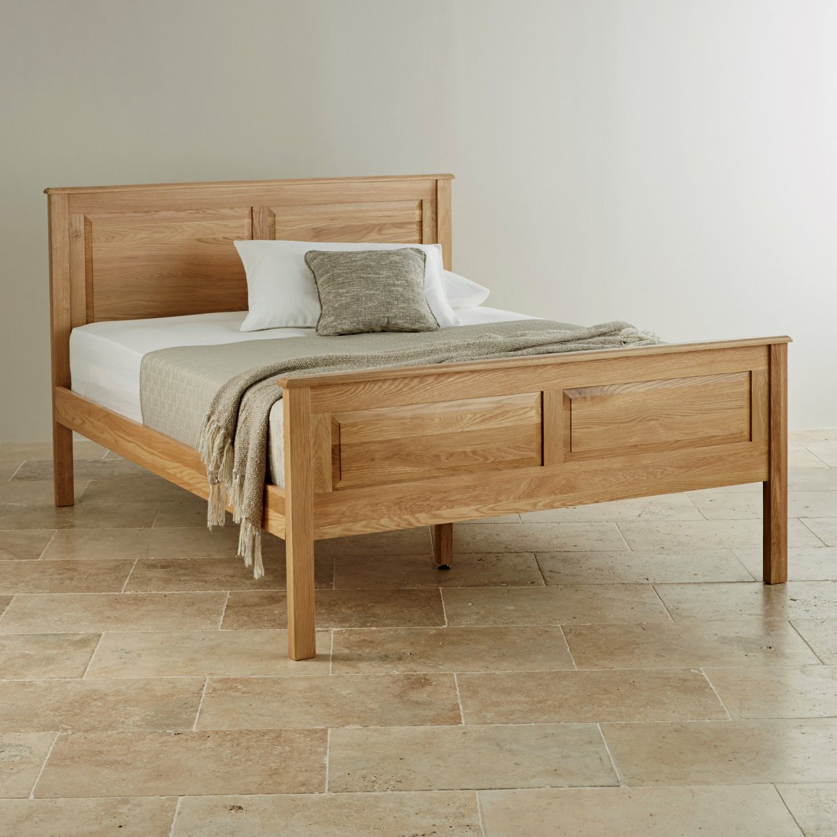 Rivermead KingSize Bed in Natural Solid Oak