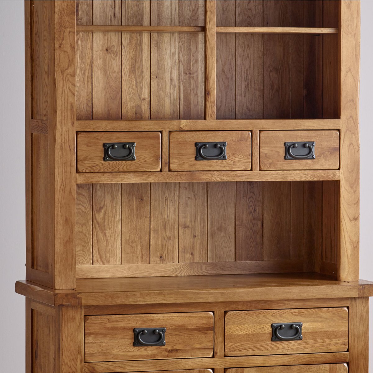 Original Rustic Welsh Dresser in Solid Oak Oak Furniture Land