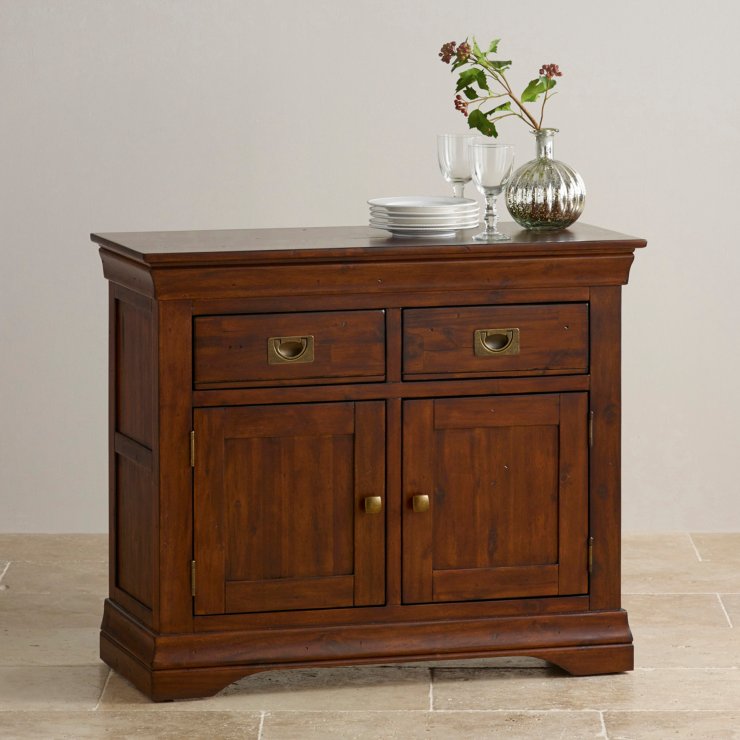 Victoria Small Sideboard in Solid Acacia Oak Furniture Land