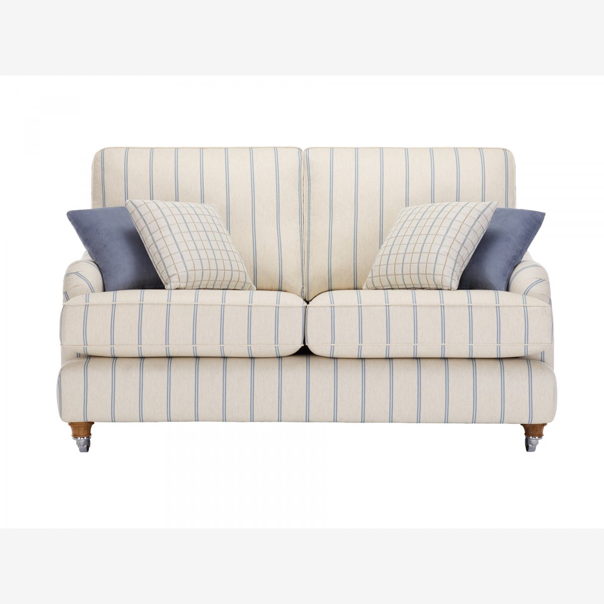 Westbury 2 Seater Sofa in Kendrick Stripe Oak Furniture Land