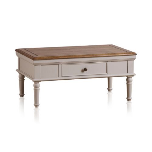 Edinburgh Coffee Table in Natural Solid Oak Oak Furniture Land