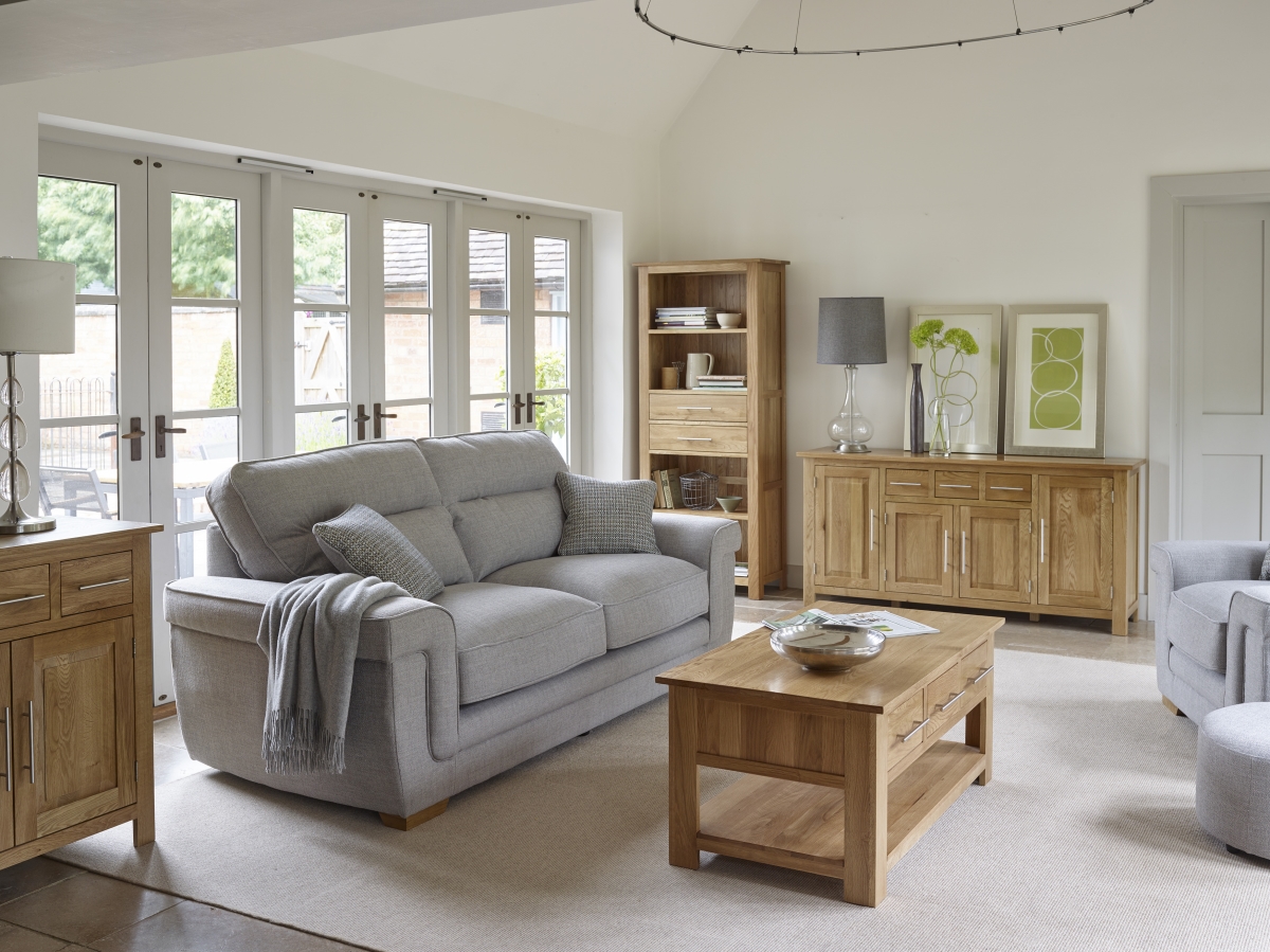 oak effect living room furniture sets