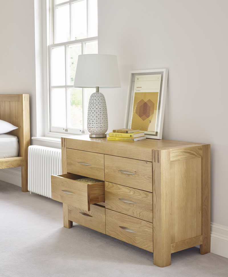 light wood chest of drawers