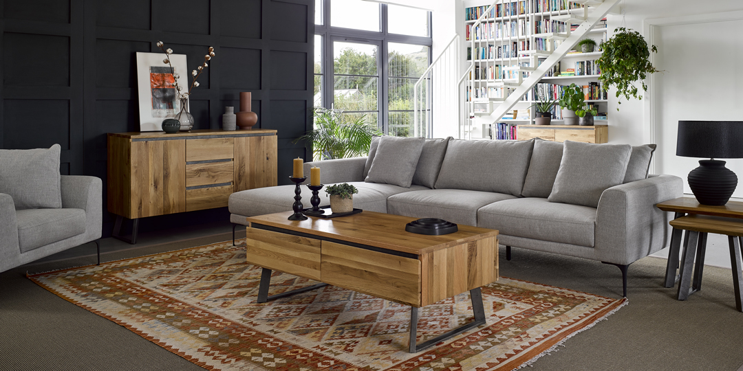 industrial style living room furniture