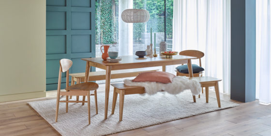 scandinavian style dining furniture