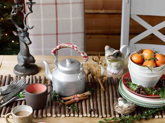 Christmas table setting