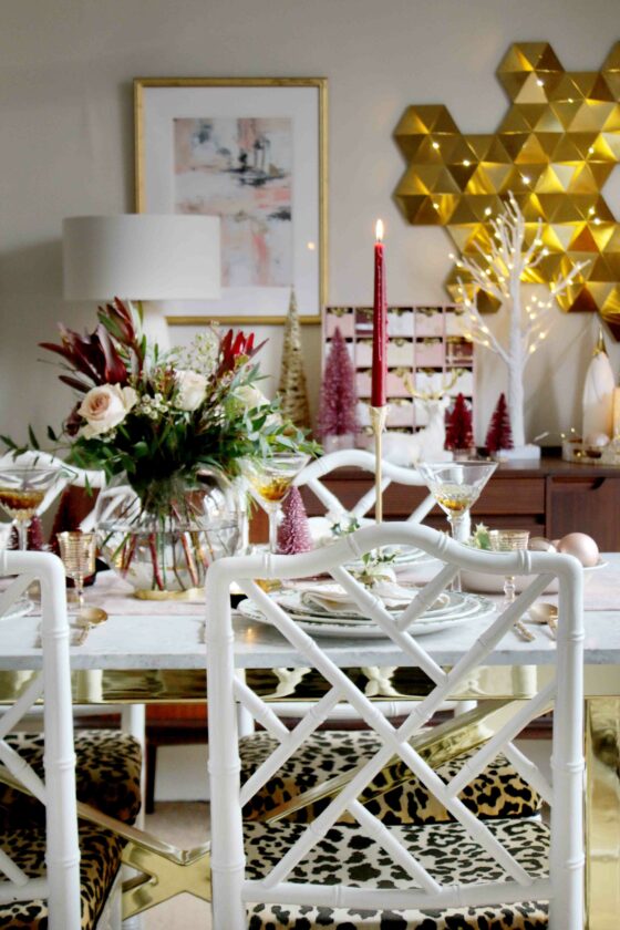 Mixing Old and New on Your Christmas Table