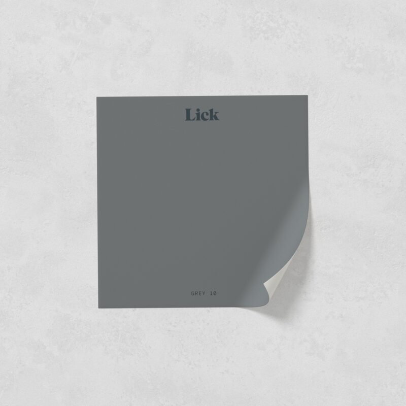 Lick dark grey paint sample