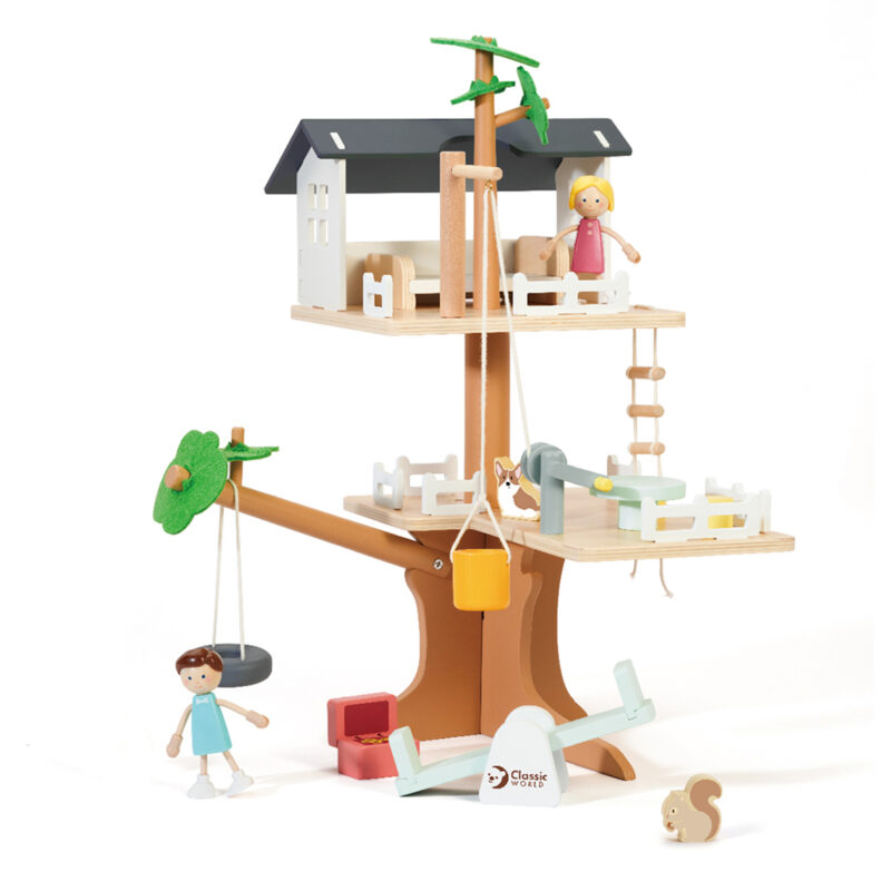 Children's play tree house toy.