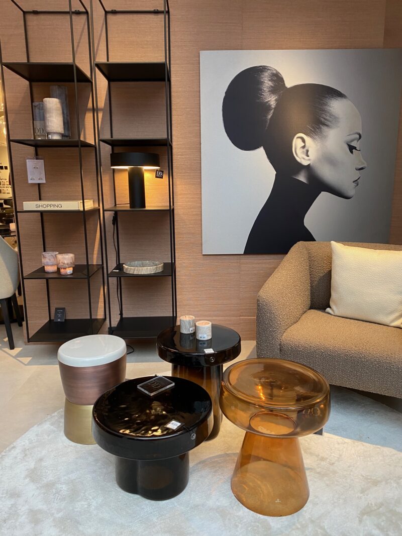 Monochrome design details and retro features at the Maison & Objet trade fair.