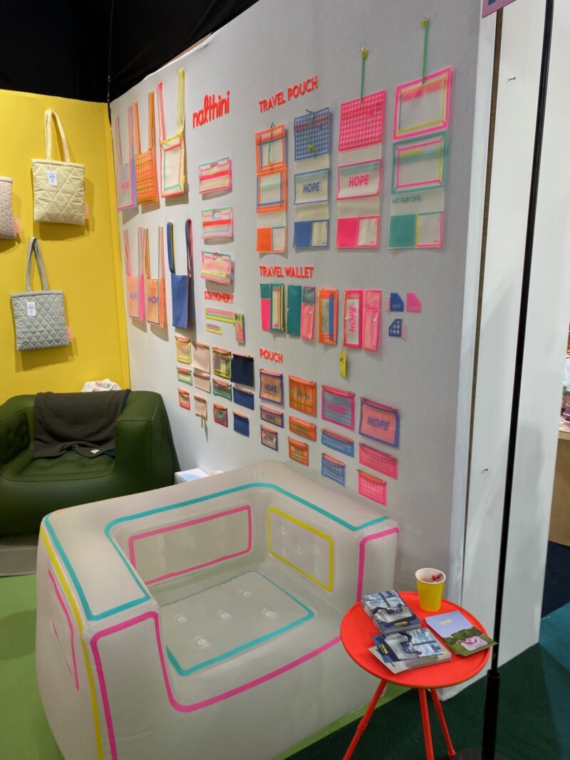 Fluro bright accessories and design details at Maison & Objet trade fair.