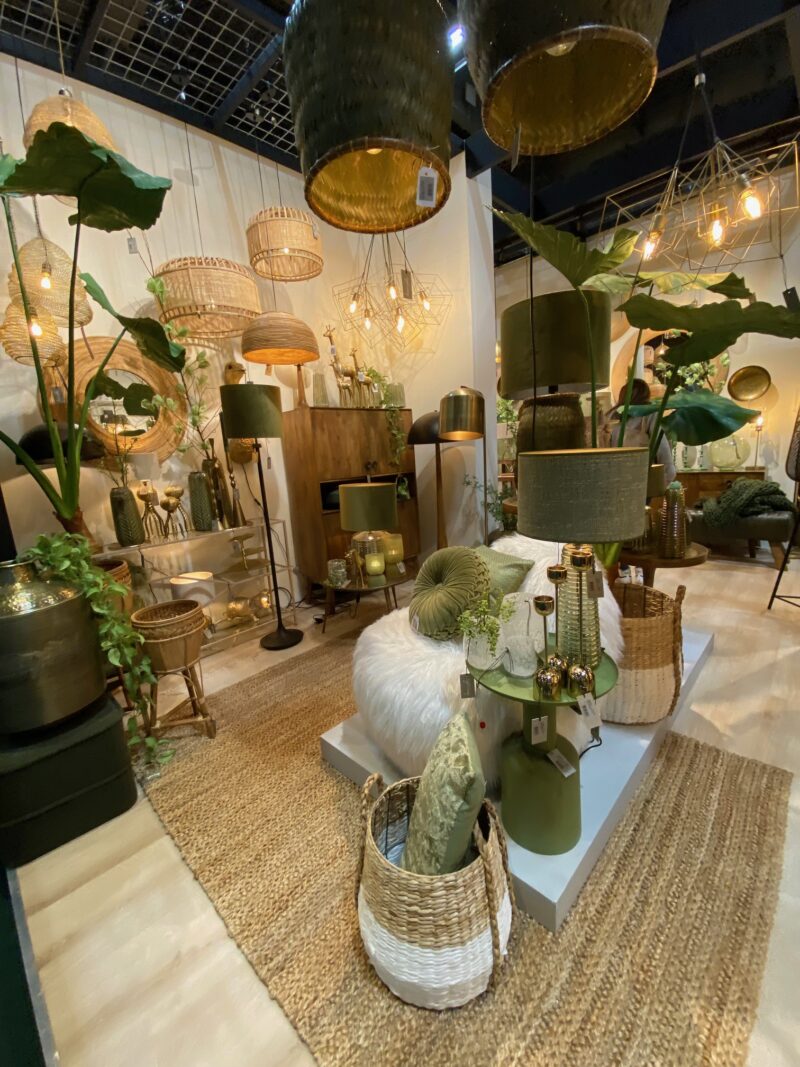 Gold, natural and earthy accessories on display at Maison & Objet Paris.