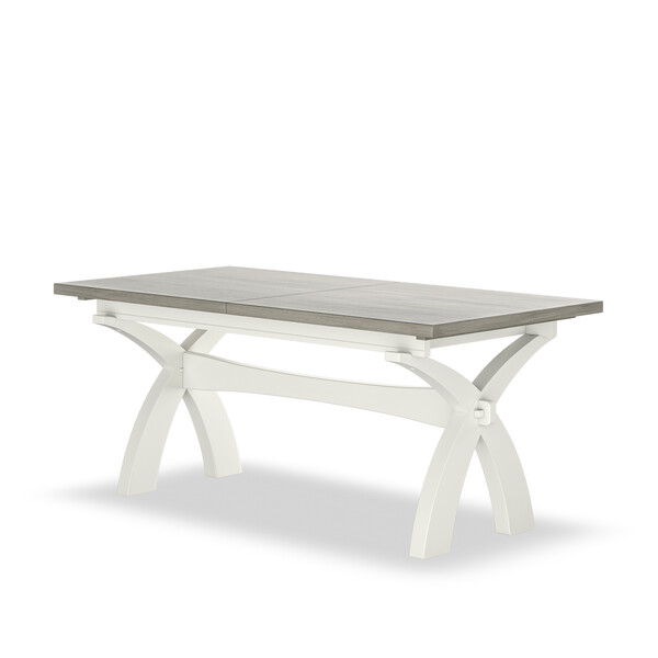 Painted Acacia & Ash Top Dining Tables - Extending Dining Table - Brompton Range - Oak Furnitureland