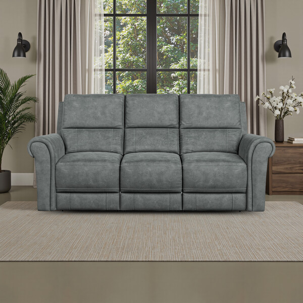 Miller Grey Fabric Sofas - 3 Seater Sofa - Colorado Range - Oak Furnitureland