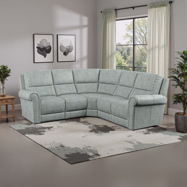 Santos Steel Fabric Sofas - Modular 5 Seat Corner Sofa - Colorado Range - Oak Furnitureland