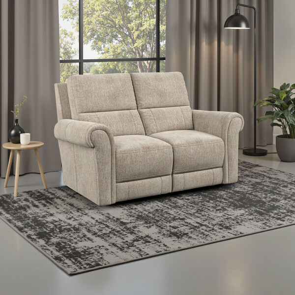 Jetta Beige Fabric Sofas - Modular 2 Seater Sofa - Colorado Range - Oak Furnitureland