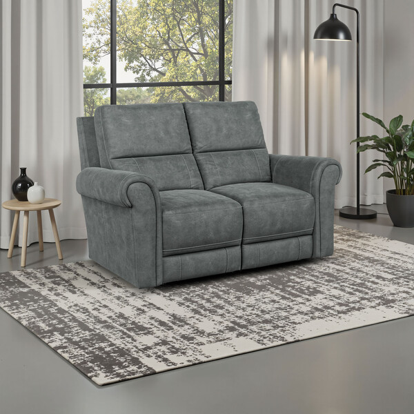 Miller Grey Fabric Sofas - Modular 2 Seater Sofa - Colorado Range - Oak Furnitureland