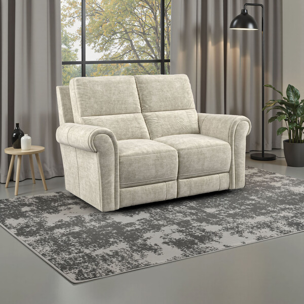 Plush Beige Fabric Sofas - Modular 2 Seater Sofa - Colorado Range - Oak Furnitureland
