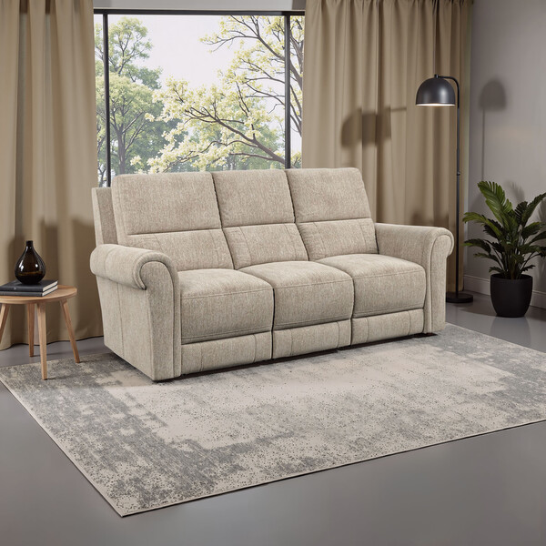 Jetta Beige Fabric Sofas - Modular 3 Seater Sofa - Colorado Range - Oak Furnitureland