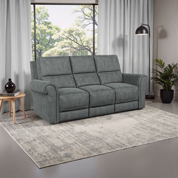 Miller Grey Fabric Sofas - Modular 3 Seater Sofa - Colorado Range - Oak Furnitureland