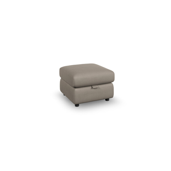 Bella Latte Fabric Sofas - Storage Footstool - Dalton Range - Oak Furnitureland