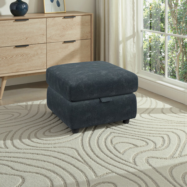Dexter Shadow Fabric Sofas - Storage Footstool - Dalton Range - Oak Furnitureland