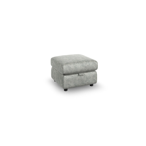 Marble Silver Fabric Sofas - Storage Footstool - Dalton Range - Oak Furnitureland